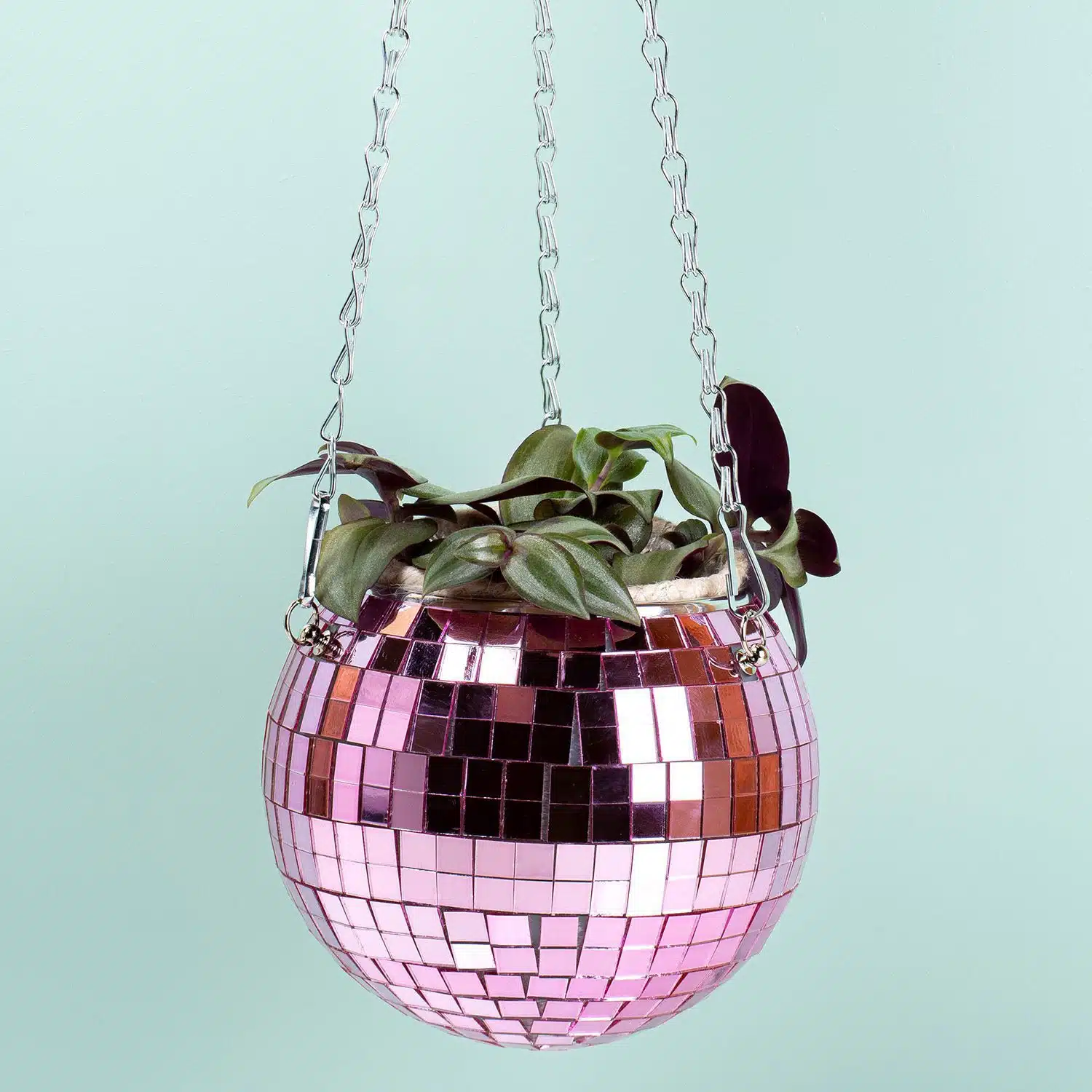 Hängender Discokugel-Blumentopf
