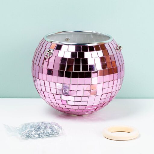 Hängender Discokugel-Blumentopf