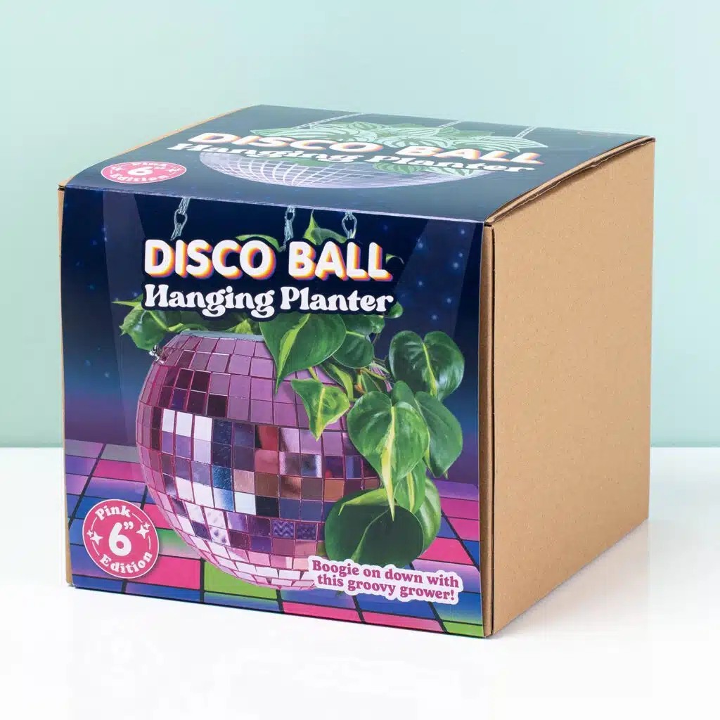 Hängender Discokugel-Blumentopf