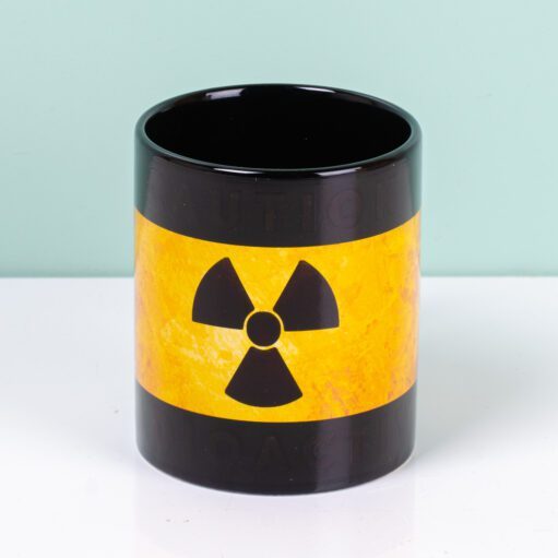 Radioaktive wärmeempfindliche Tasse