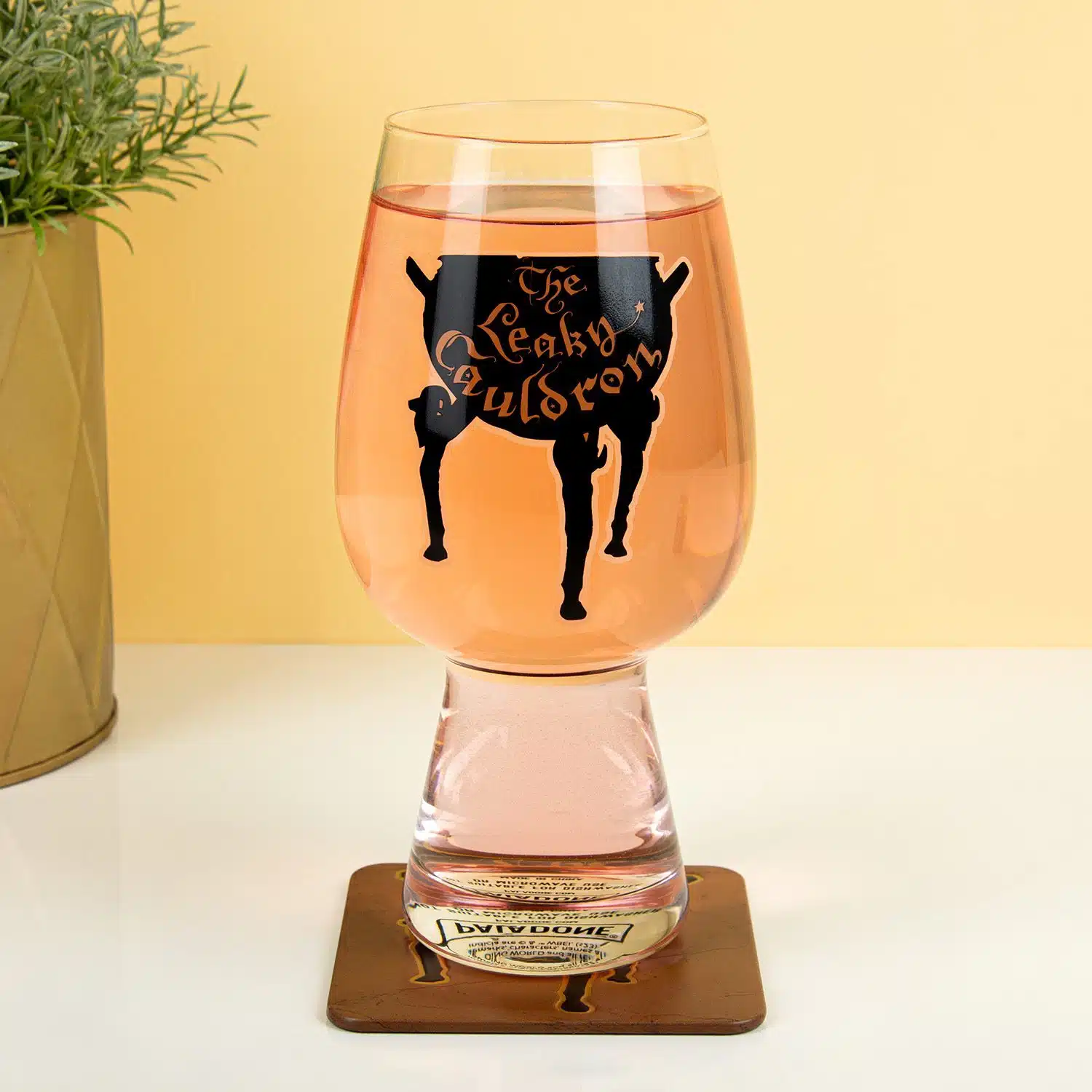 Harry Potter The Leaky Cauldron Glas und Untersetzer