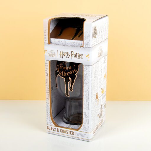 Harry Potter The Leaky Cauldron Glas und Untersetzer