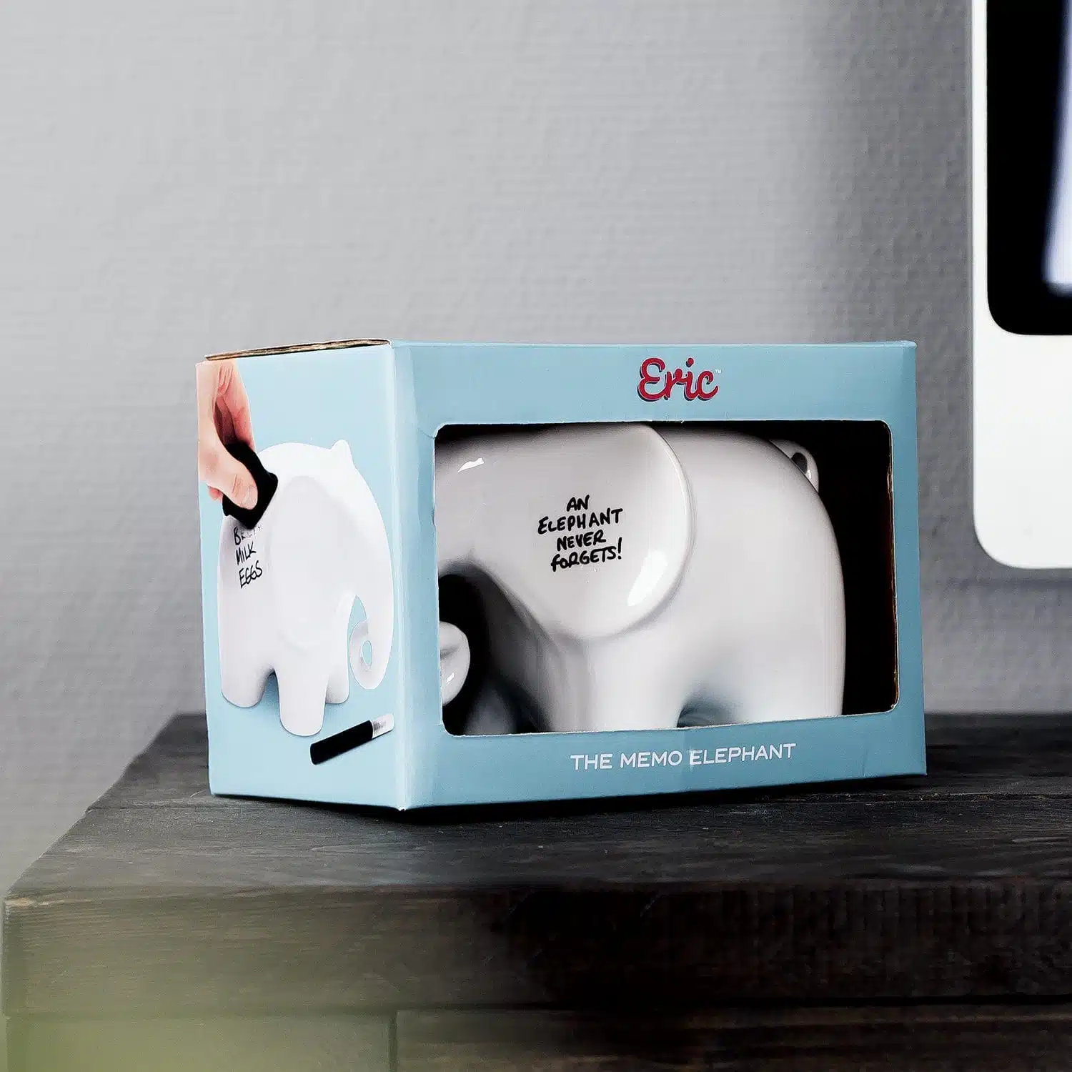 Memo-Elefant mit Stift