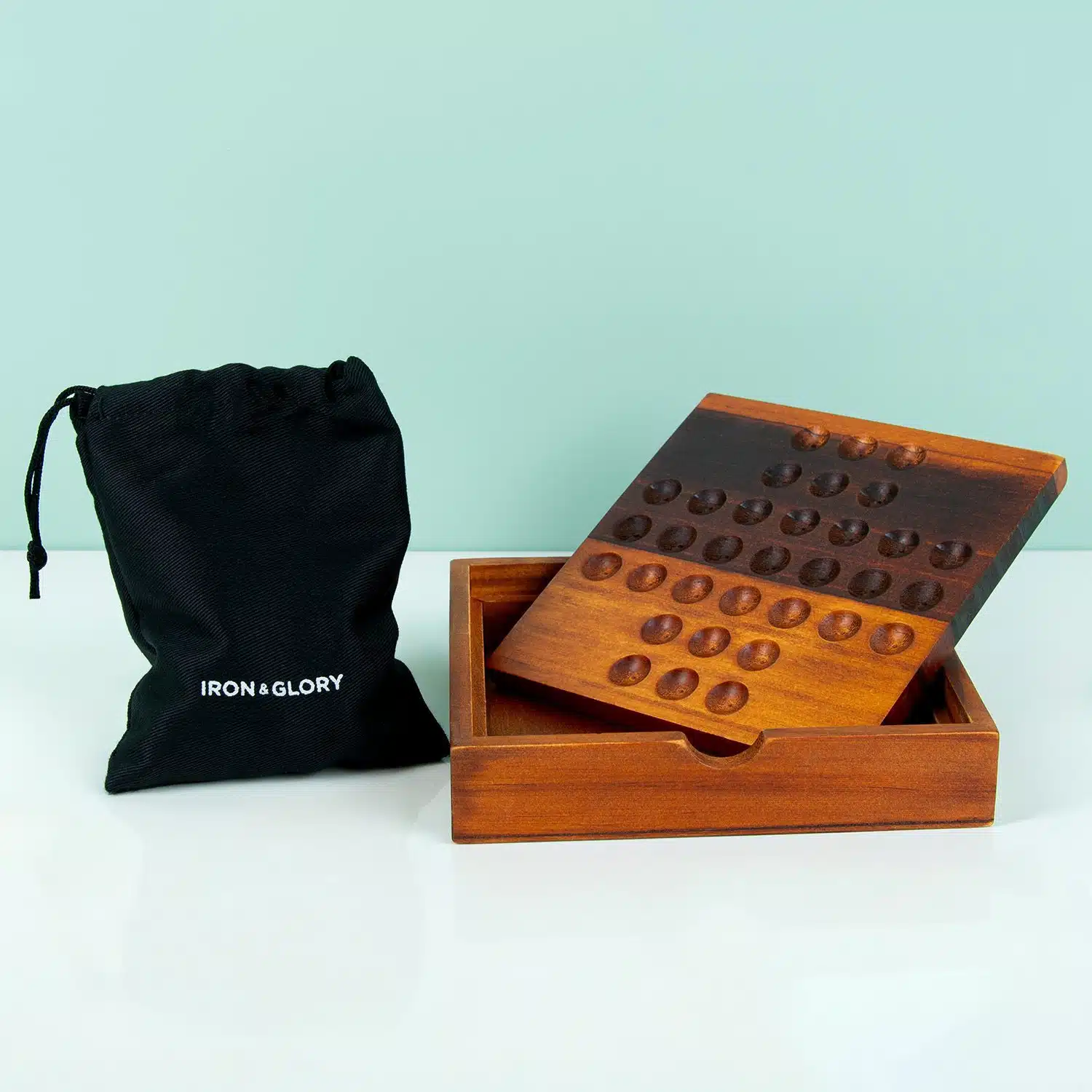 Holz Solitaire Spiel