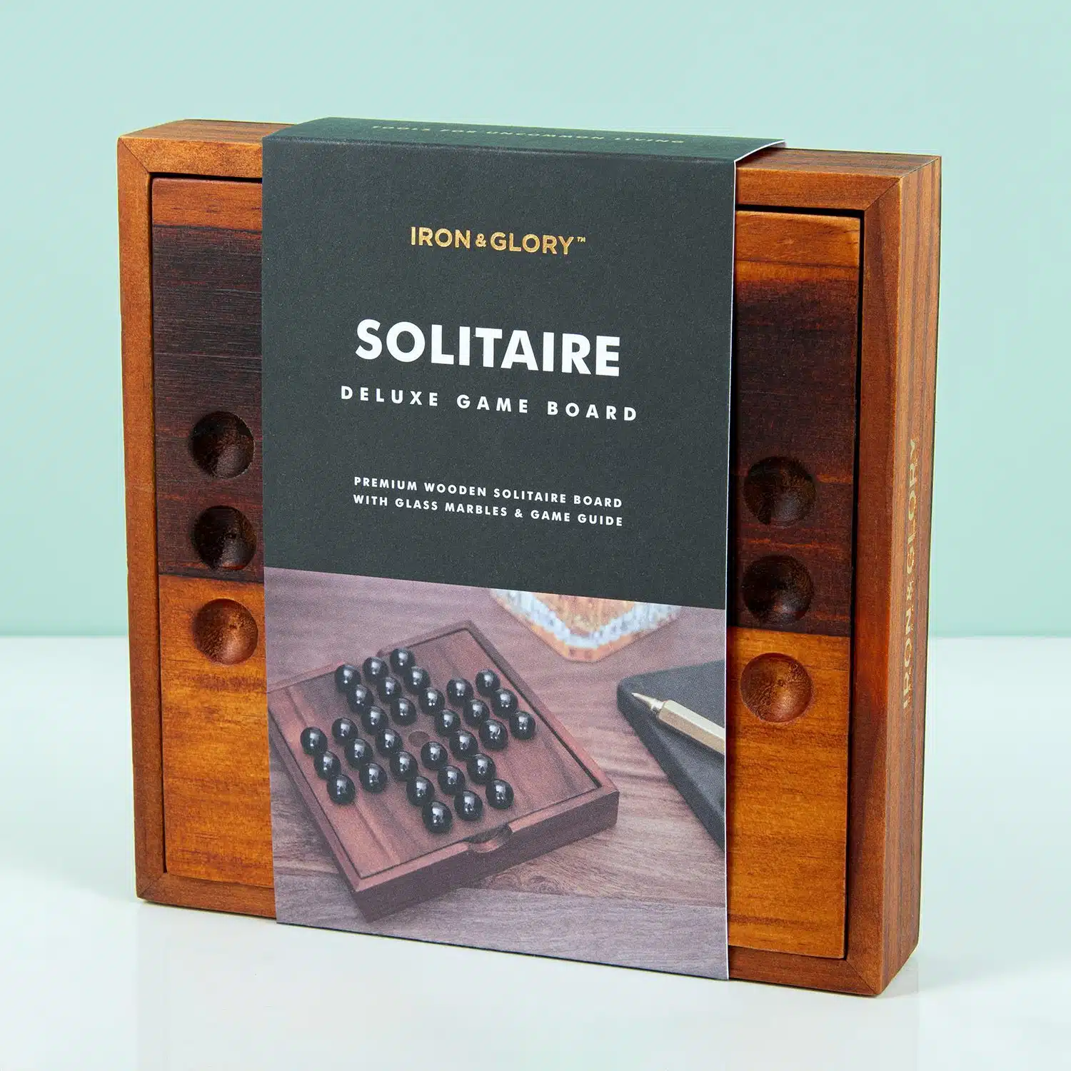 Holz Solitaire Spiel
