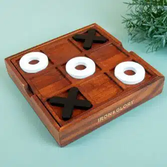 Holzspiel Tic Tac Toe