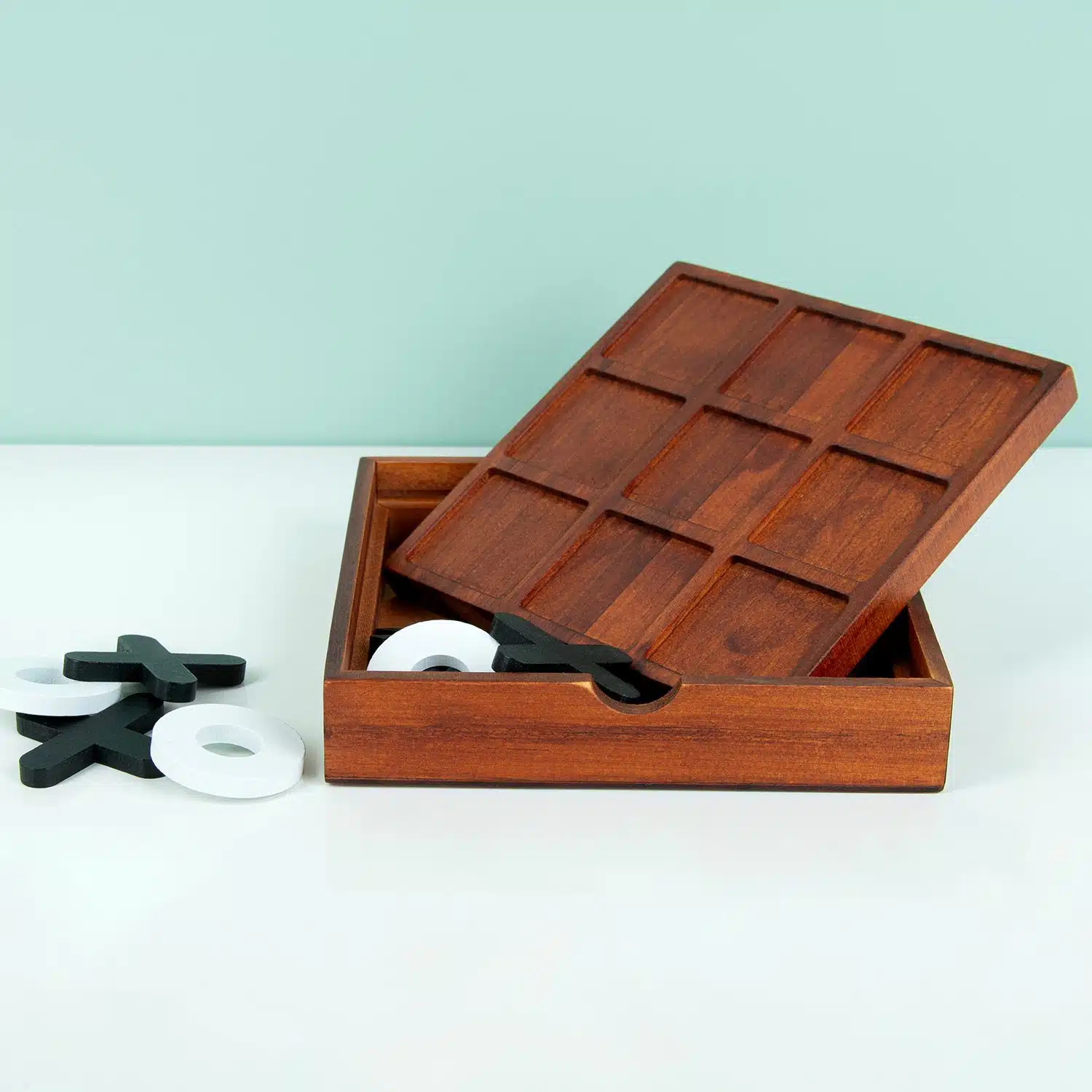 Holzspiel Tic Tac Toe