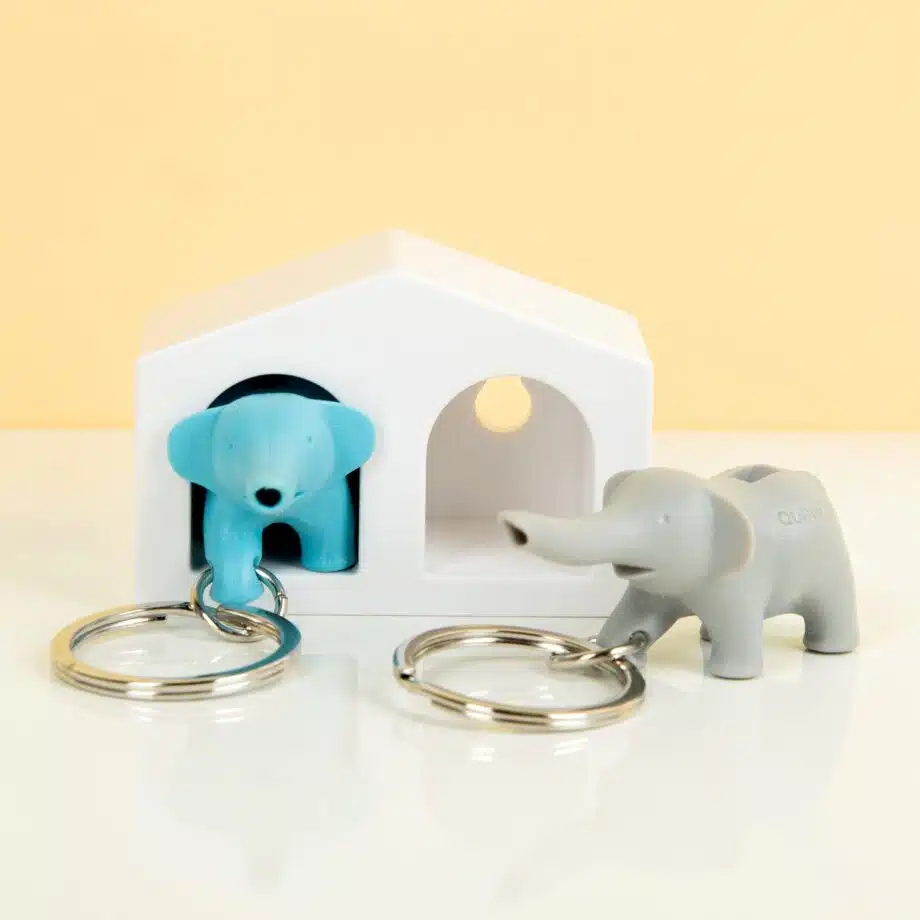 Duo Elephant Schlüsselanhänger