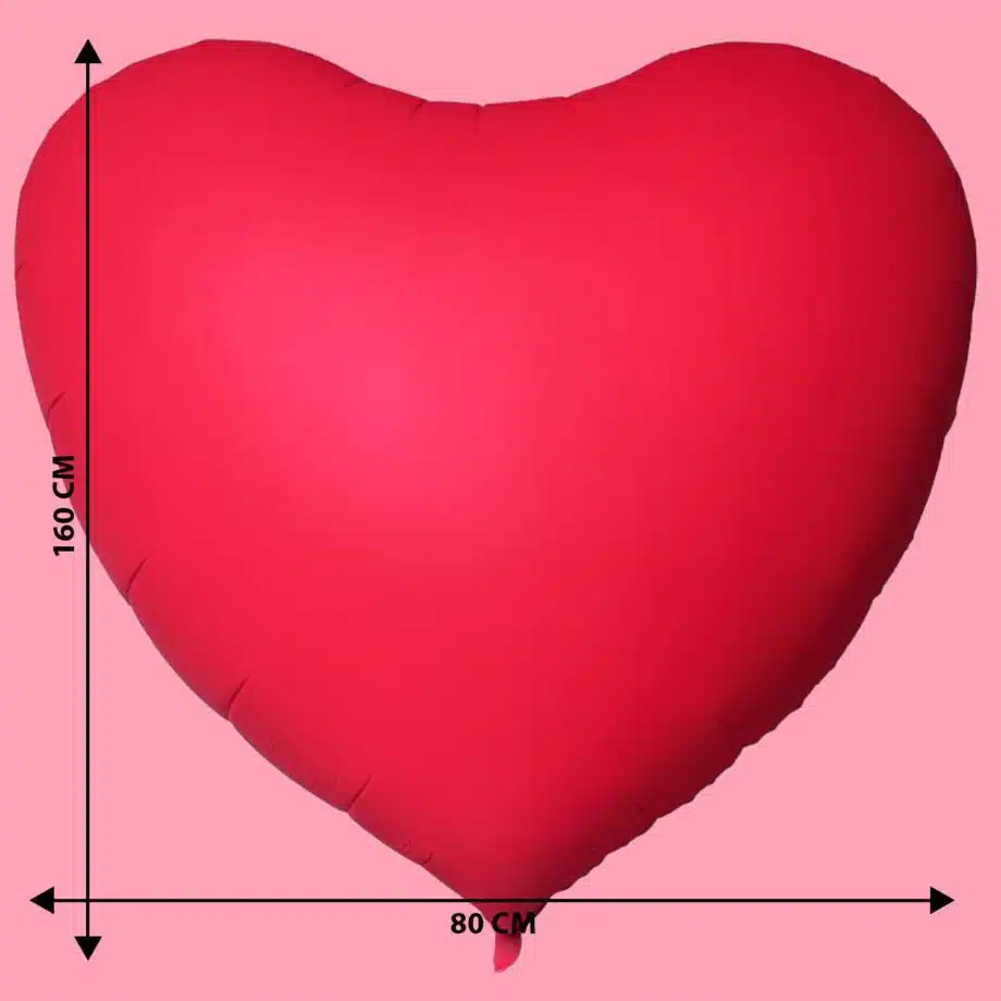 XXL Herzförmiger Folienballon