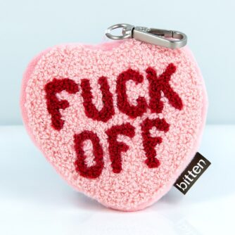 Fuck Off Herz Schlüsselanhänger