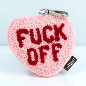 Fuck Off Herz Schlüsselanhänger