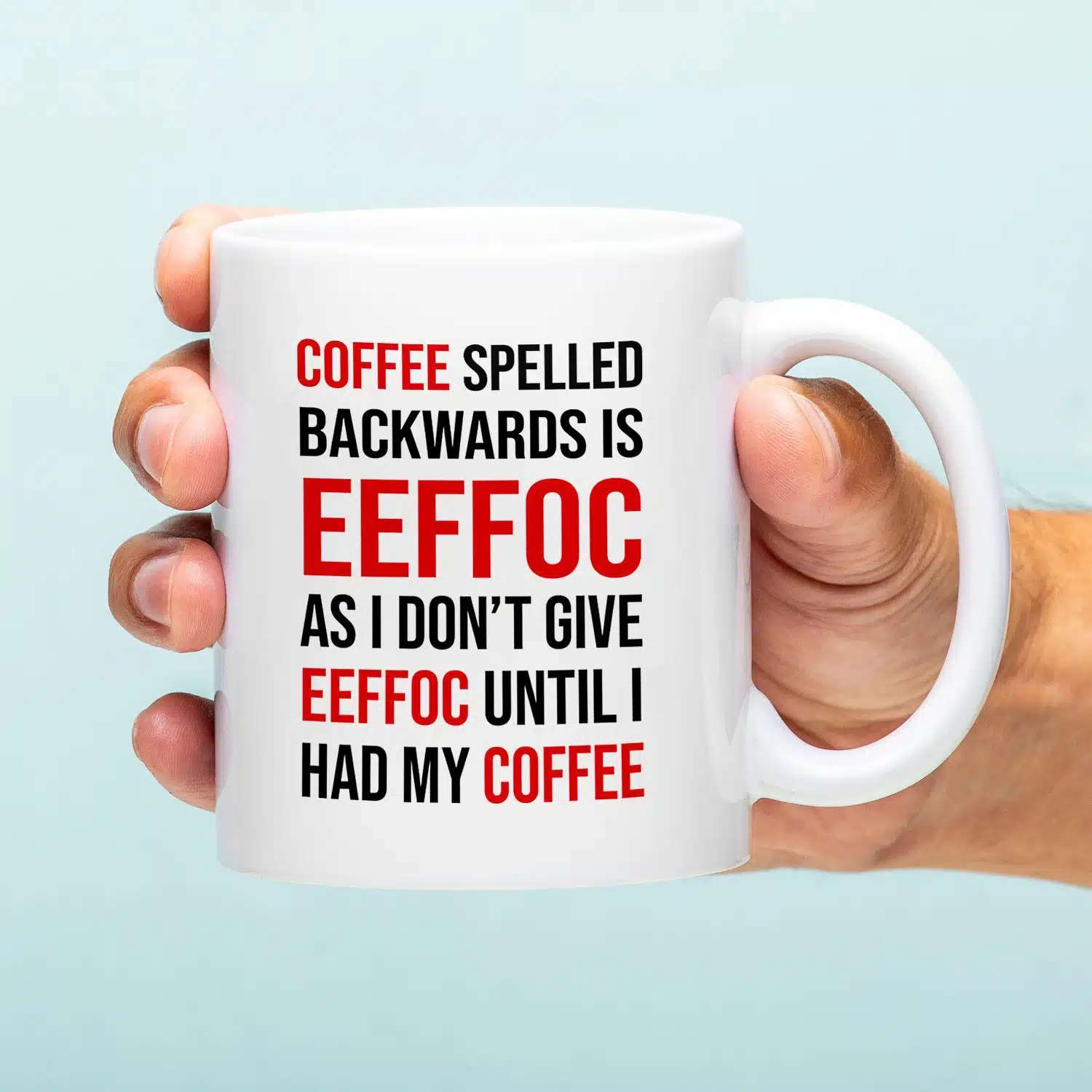 Tasse Coffee Spelled Backwards