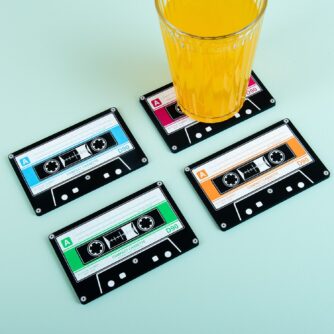 Kassetten-Untersetzer (Set von 4)