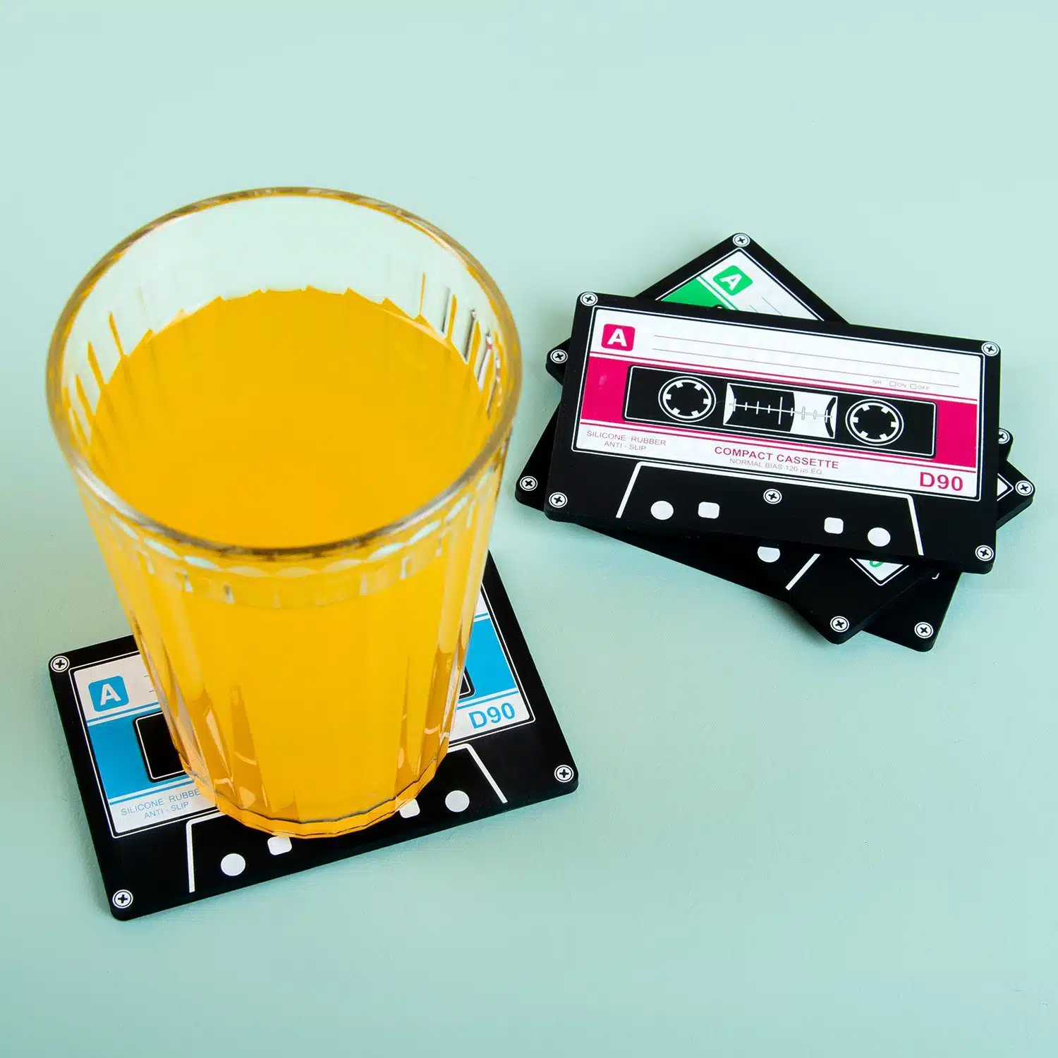 Kassetten-Untersetzer (Set von 4)