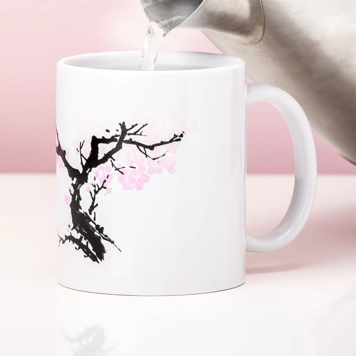 Wärmeempfindliche Kirschblüten-Tasse