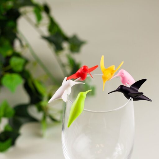 Kolibri Glasmarkierer (Set von 6)