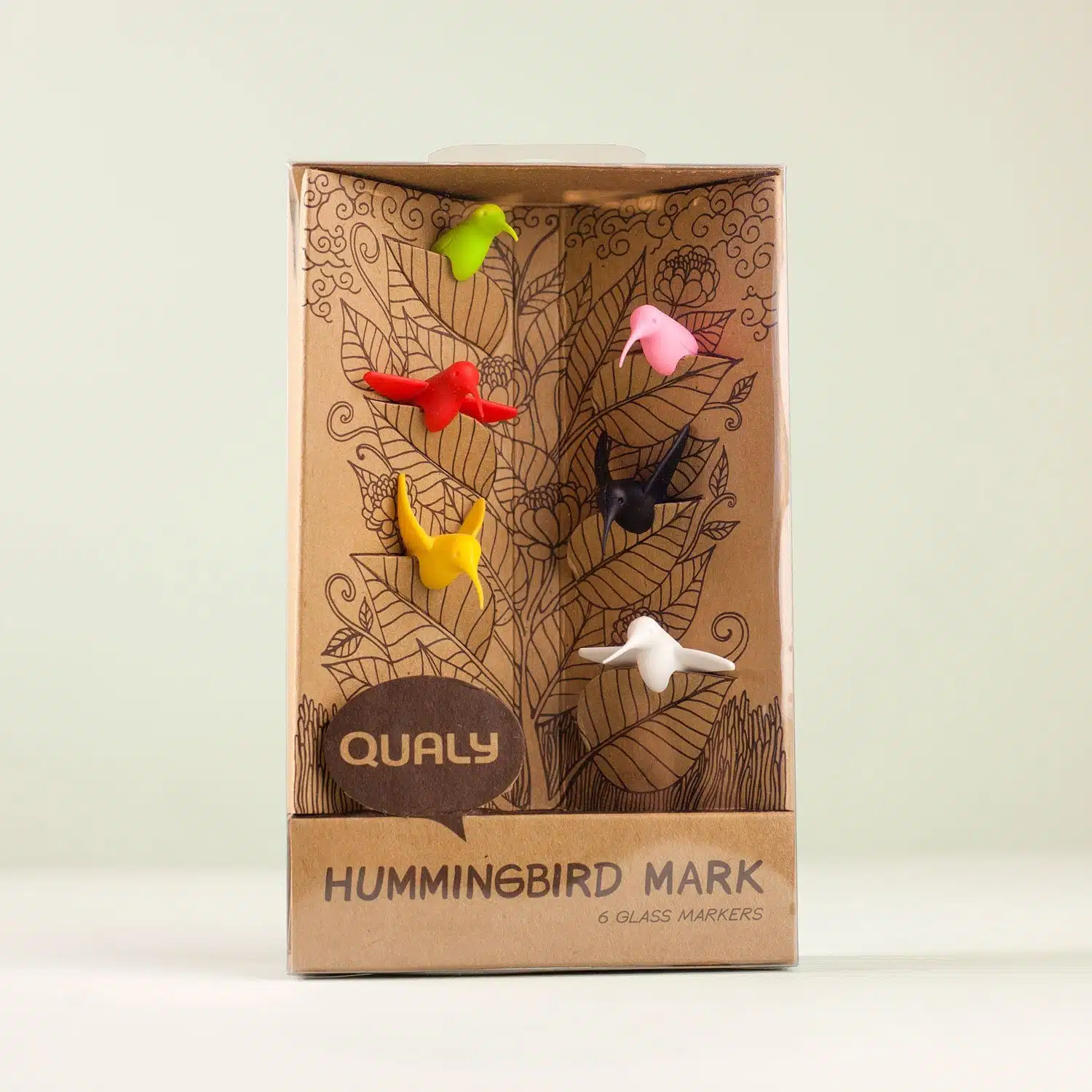 Kolibri Glasmarkierer (Set von 6)