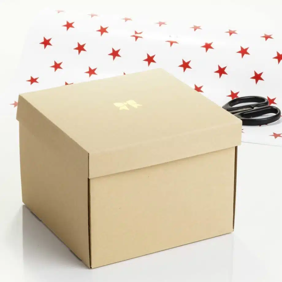 Geschenkverpackung mit Aufnahmegerät