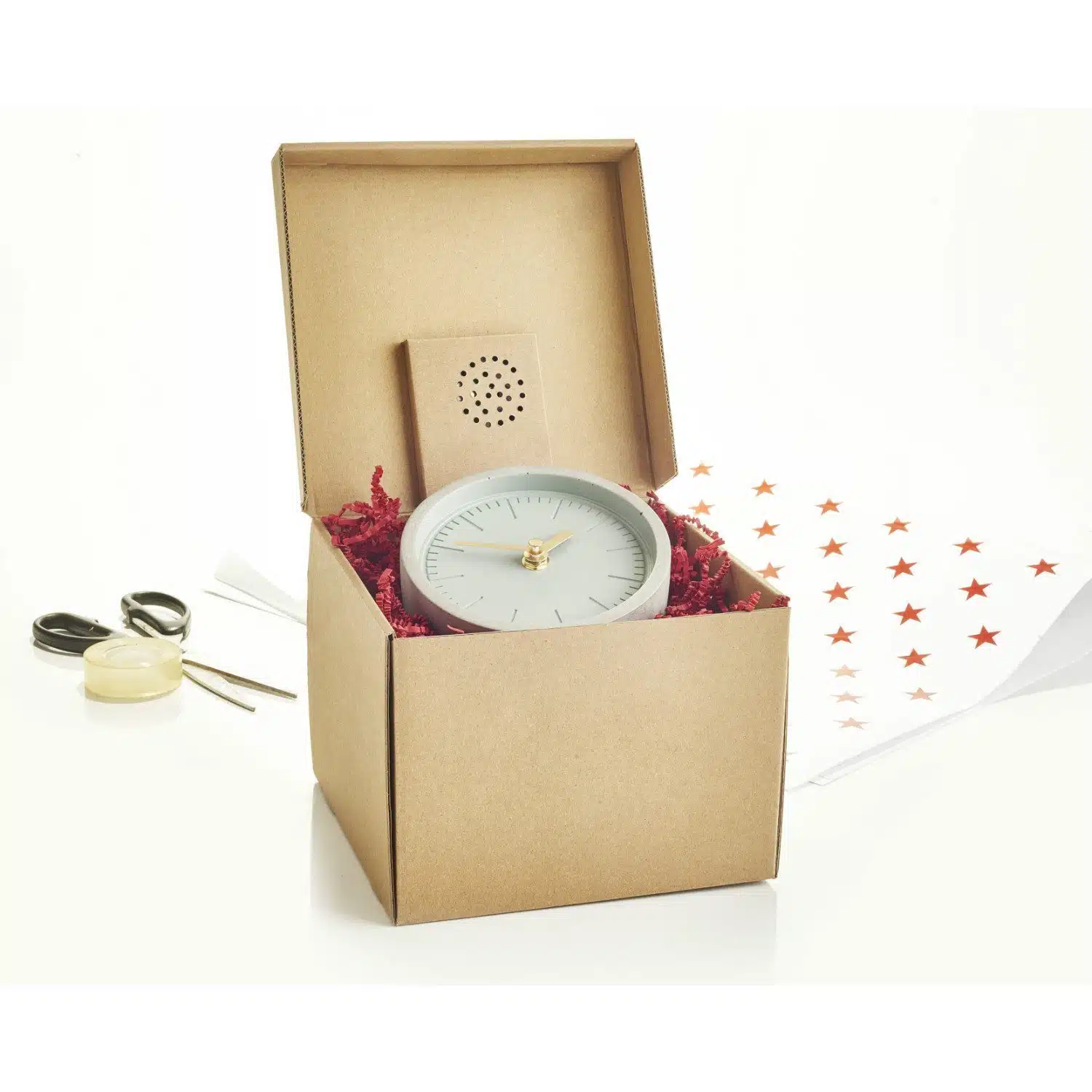 Geschenkverpackung mit Aufnahmegerät