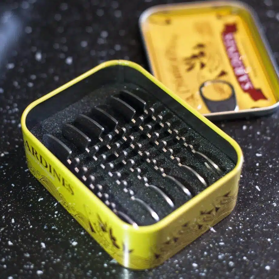 Sardinen Snackgabeln (Set von 6)