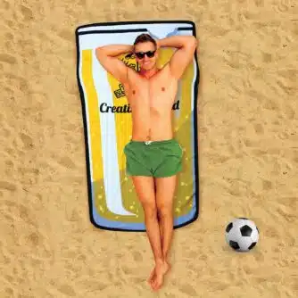 Bier Badetuch