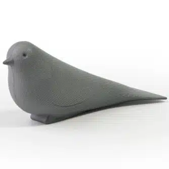 Tauben-Türstopper - Grau