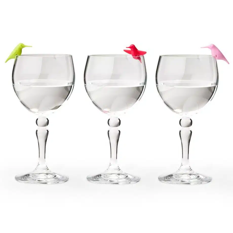 Kolibri Glasmarkierer (Set von 6)