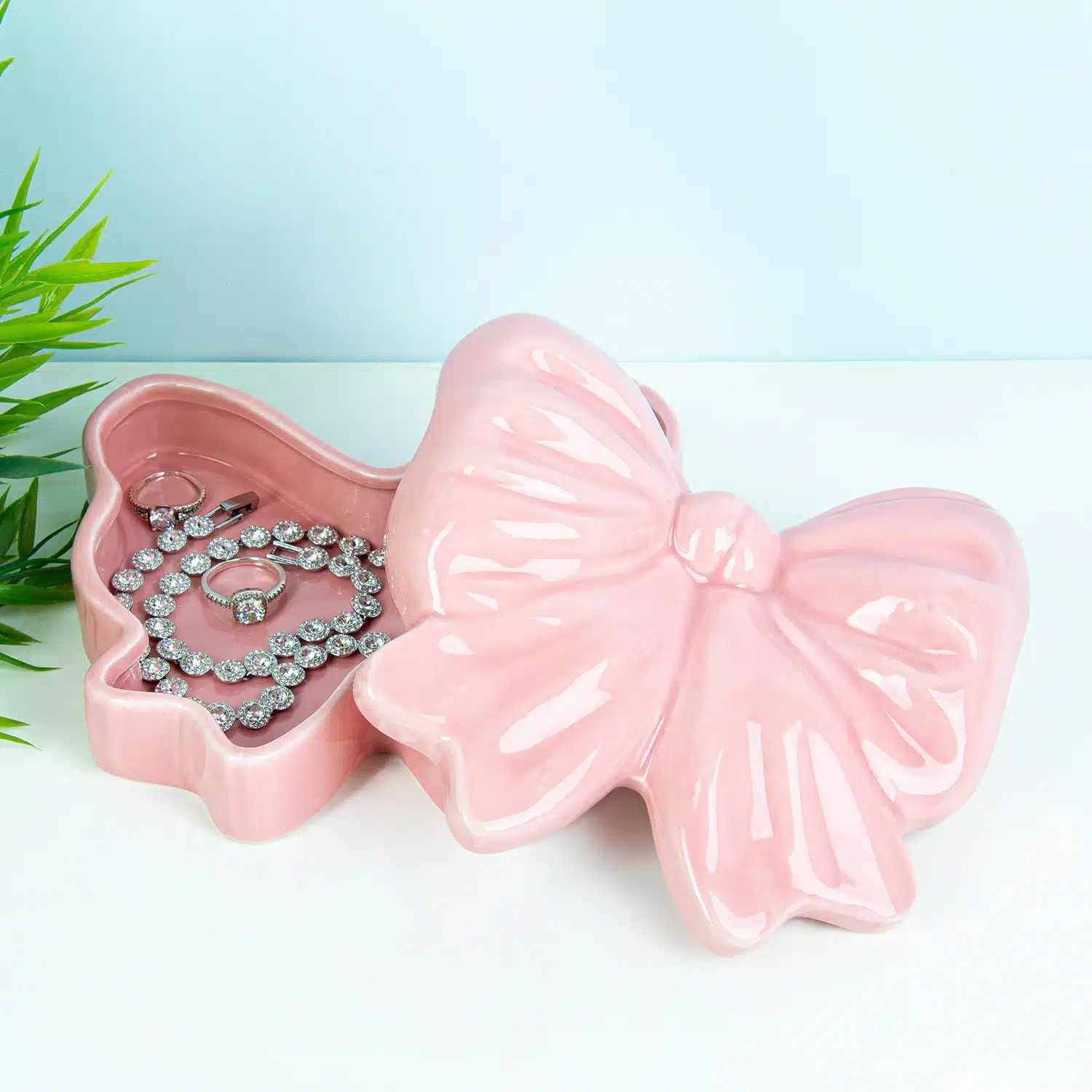 Schleifen-Schmuckschale