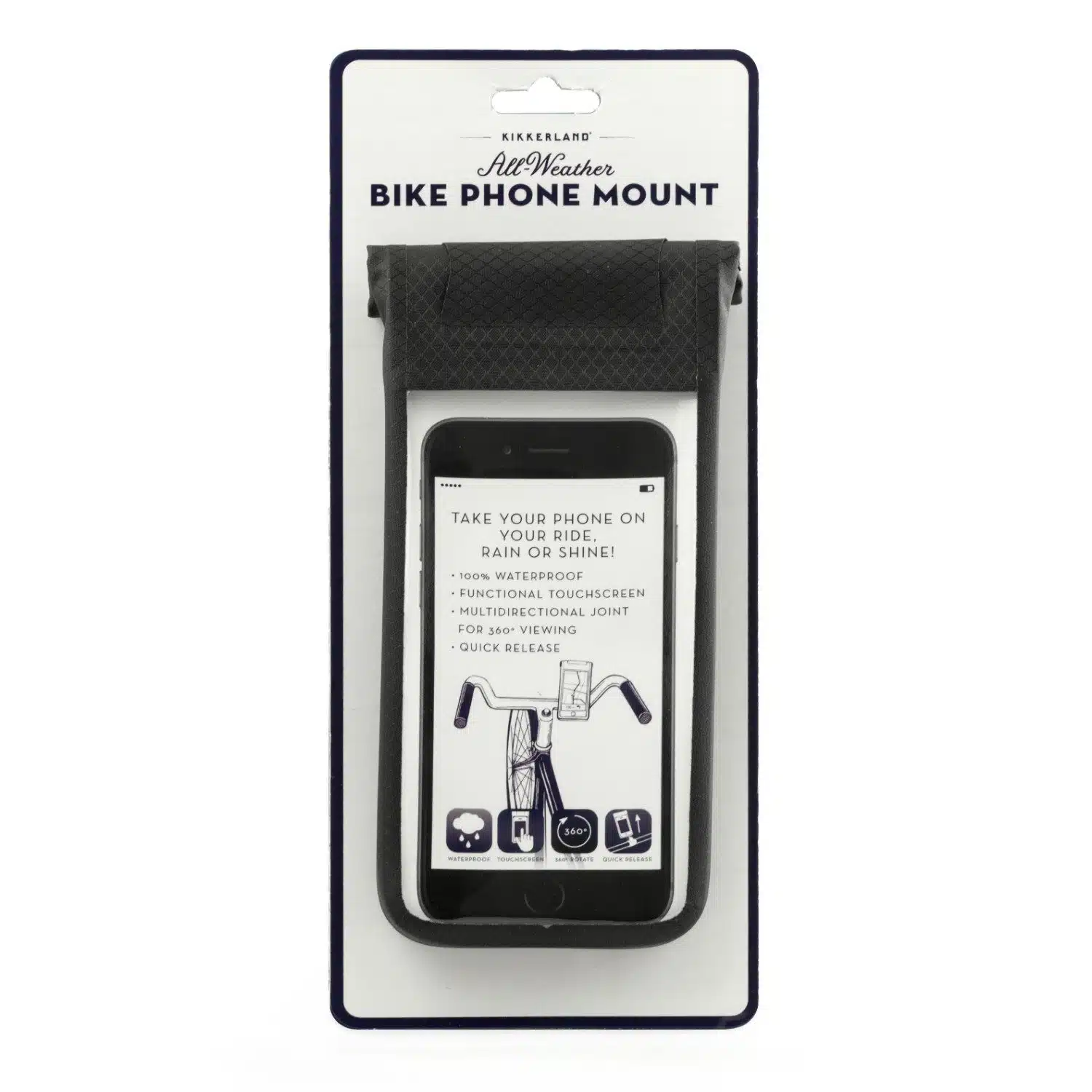 Wasserdichter Handyhalter für das Fahrrad