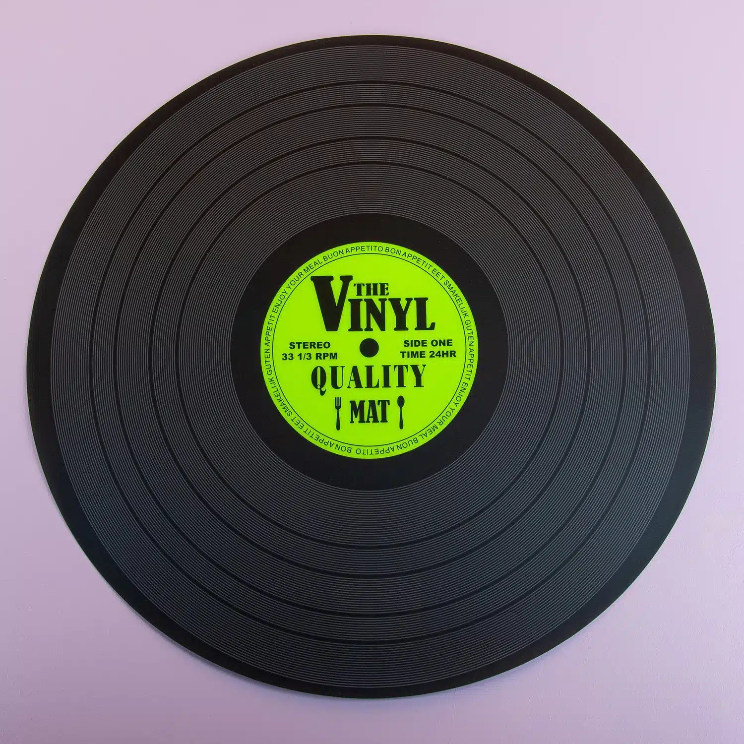 Schallplatten-Platzset (ein Stück)