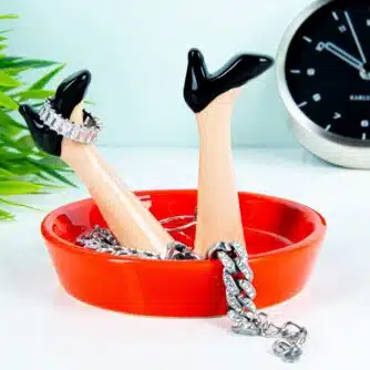 Happy Legs Schmuckschale - Rot/Pumps