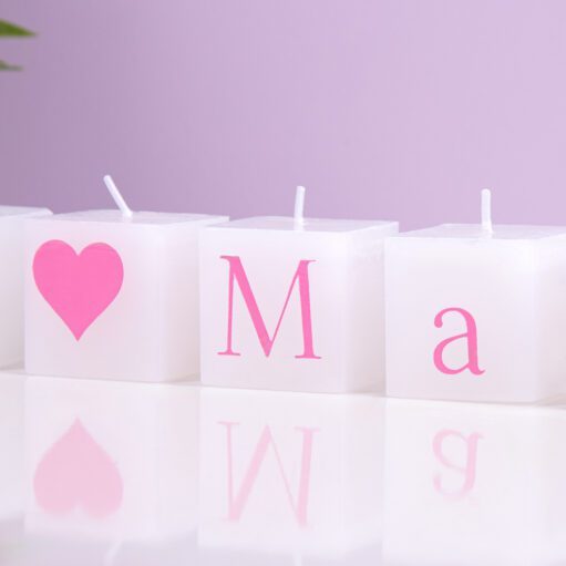 I Love Mama Kerzen (Set von 6)