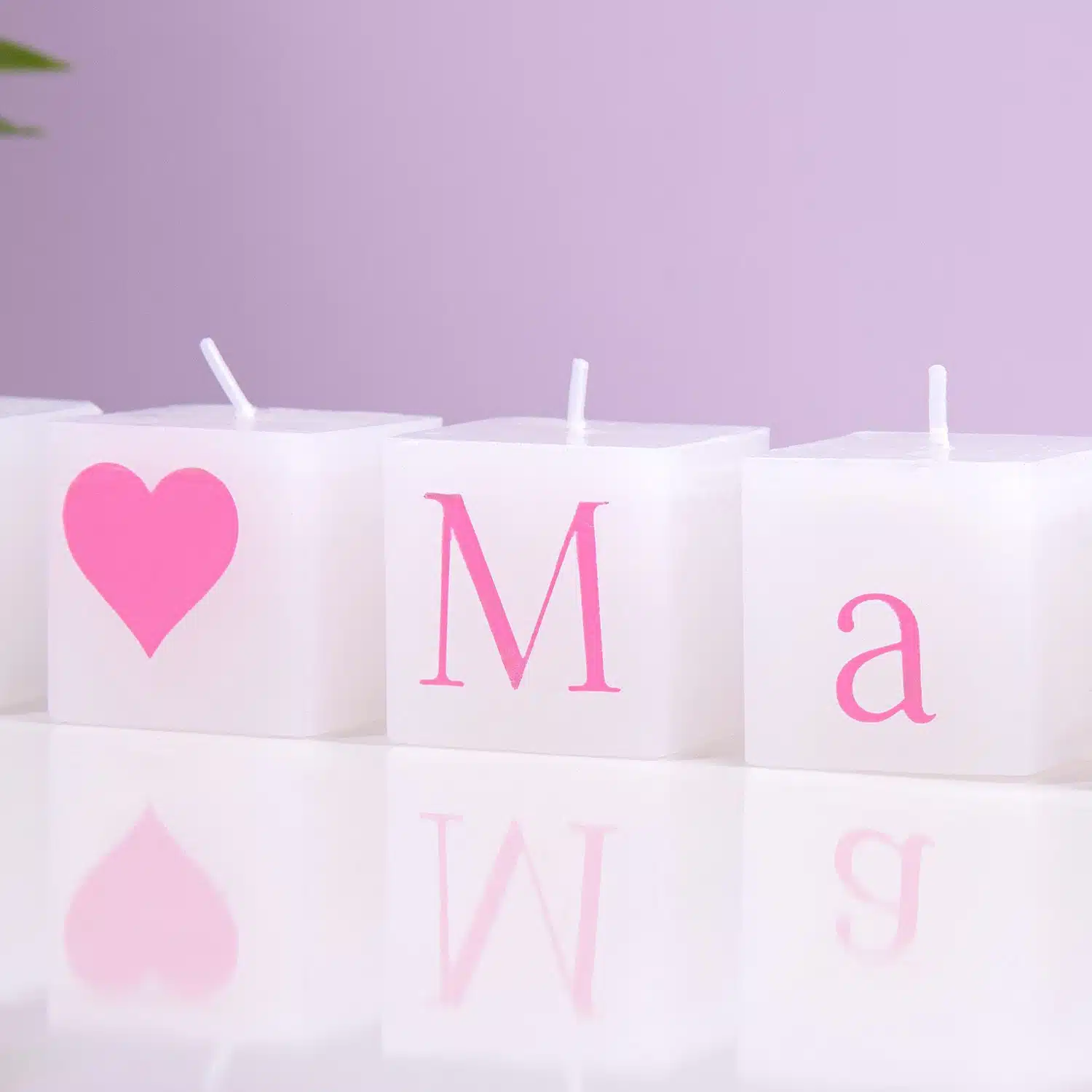 I Love Mama Kerzen (Set von 6)