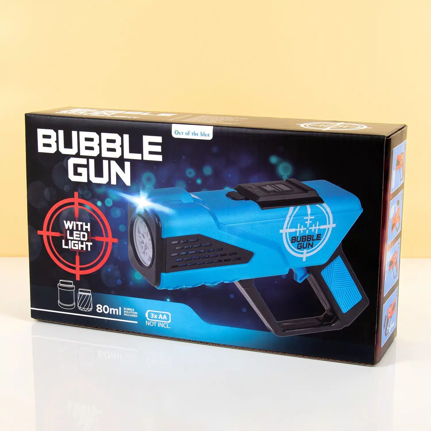 Seifenblasenpistole mit LED-Beleuchtung