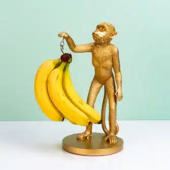 Affe Bananenhalter – Gold