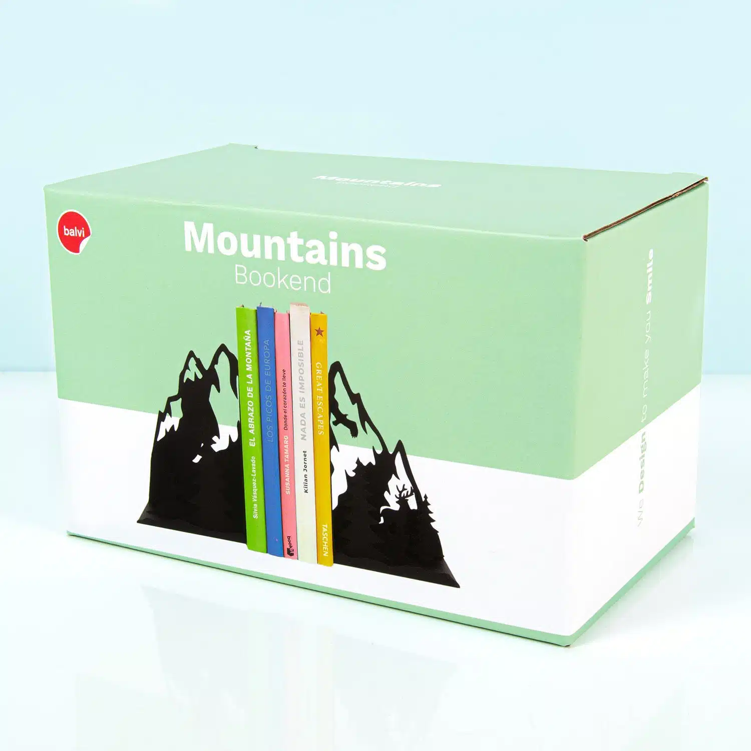 Berge-Buchstütze (Set von 2)