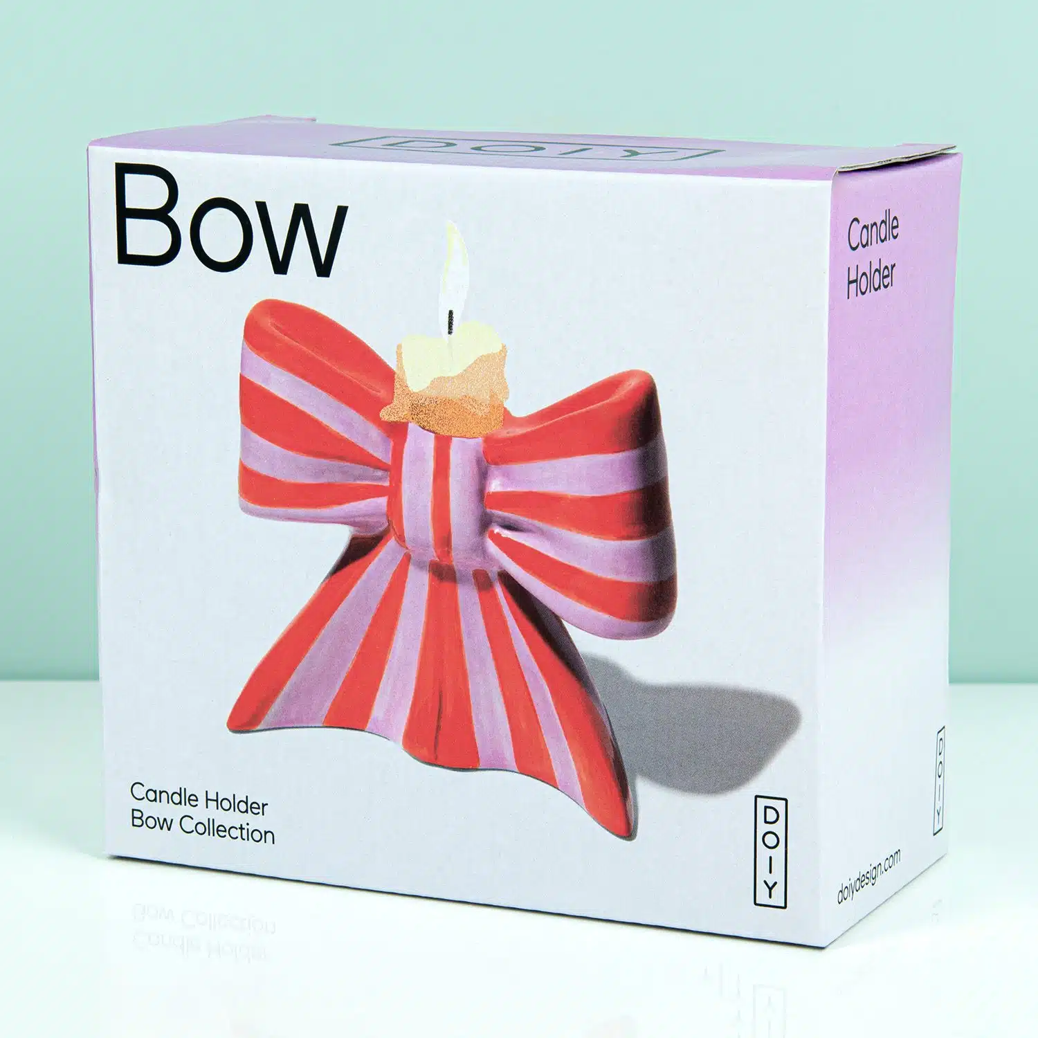 Schleifen-Kerzenhalter