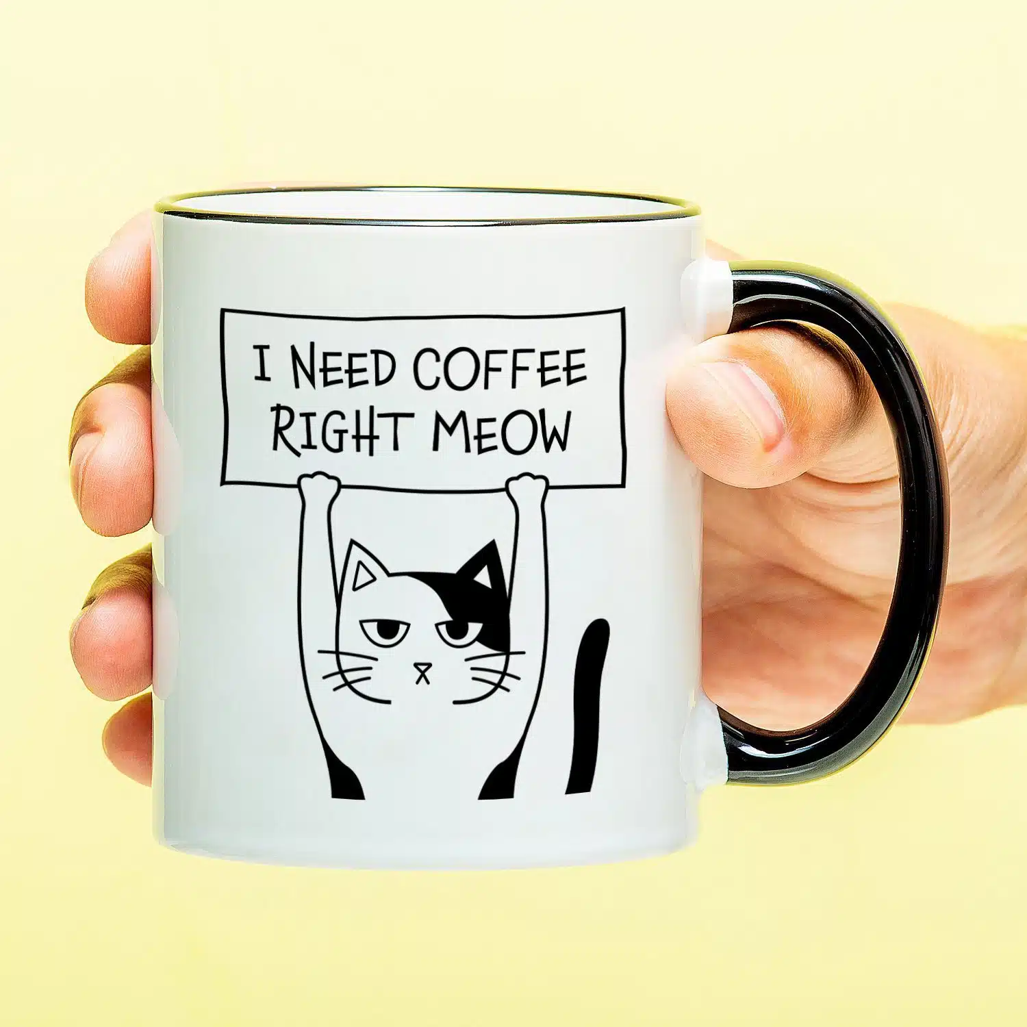 Tasse I Need Coffee Right Meow
