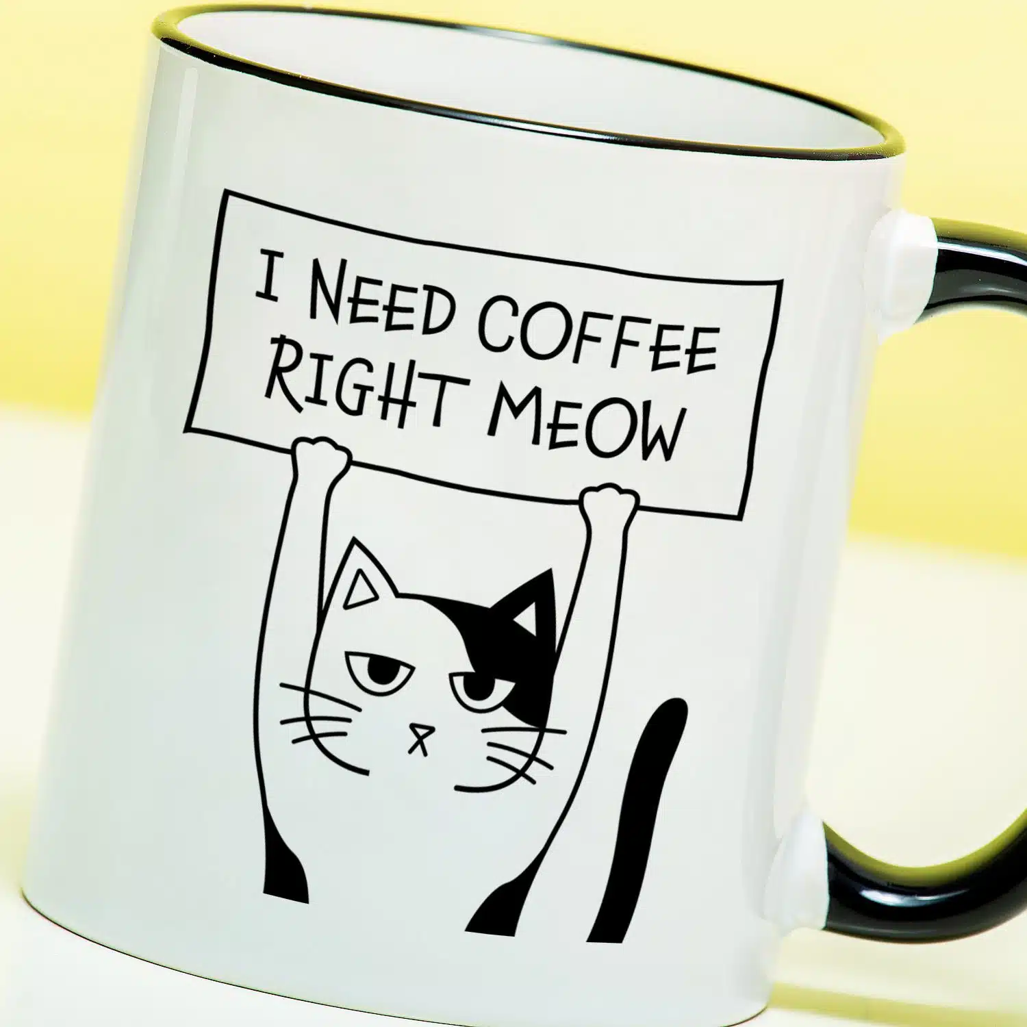 Tasse I Need Coffee Right Meow