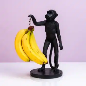 Affe Bananenhalter – Schwarz