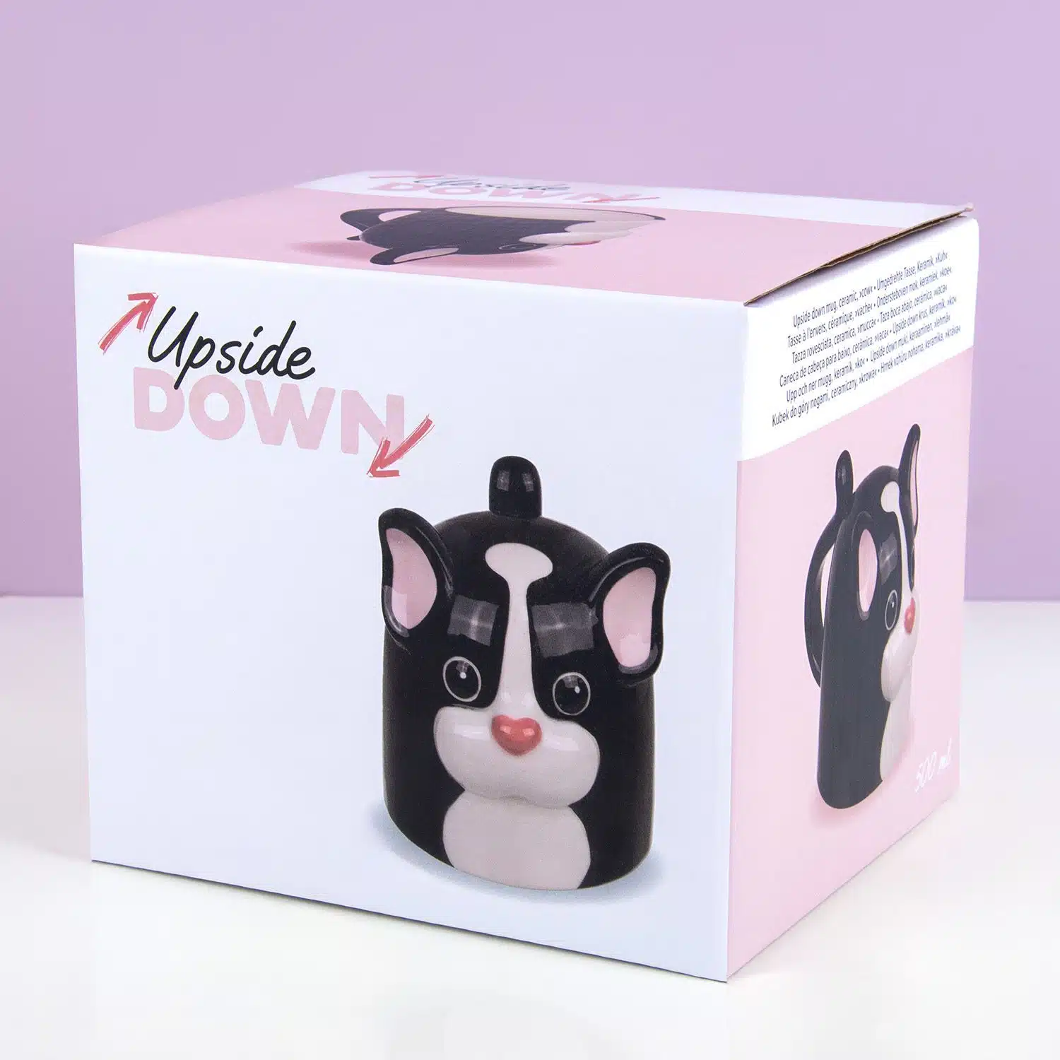 Umgedrehter Tierbecher