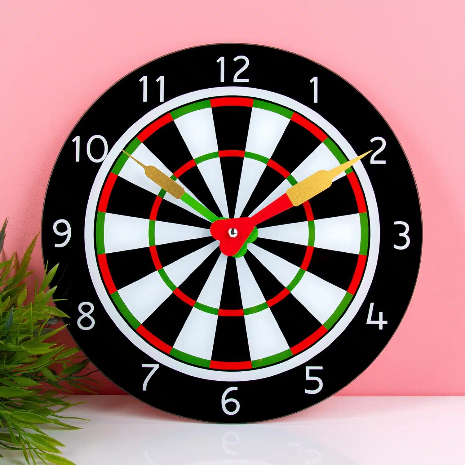 Dartscheiben-Uhr