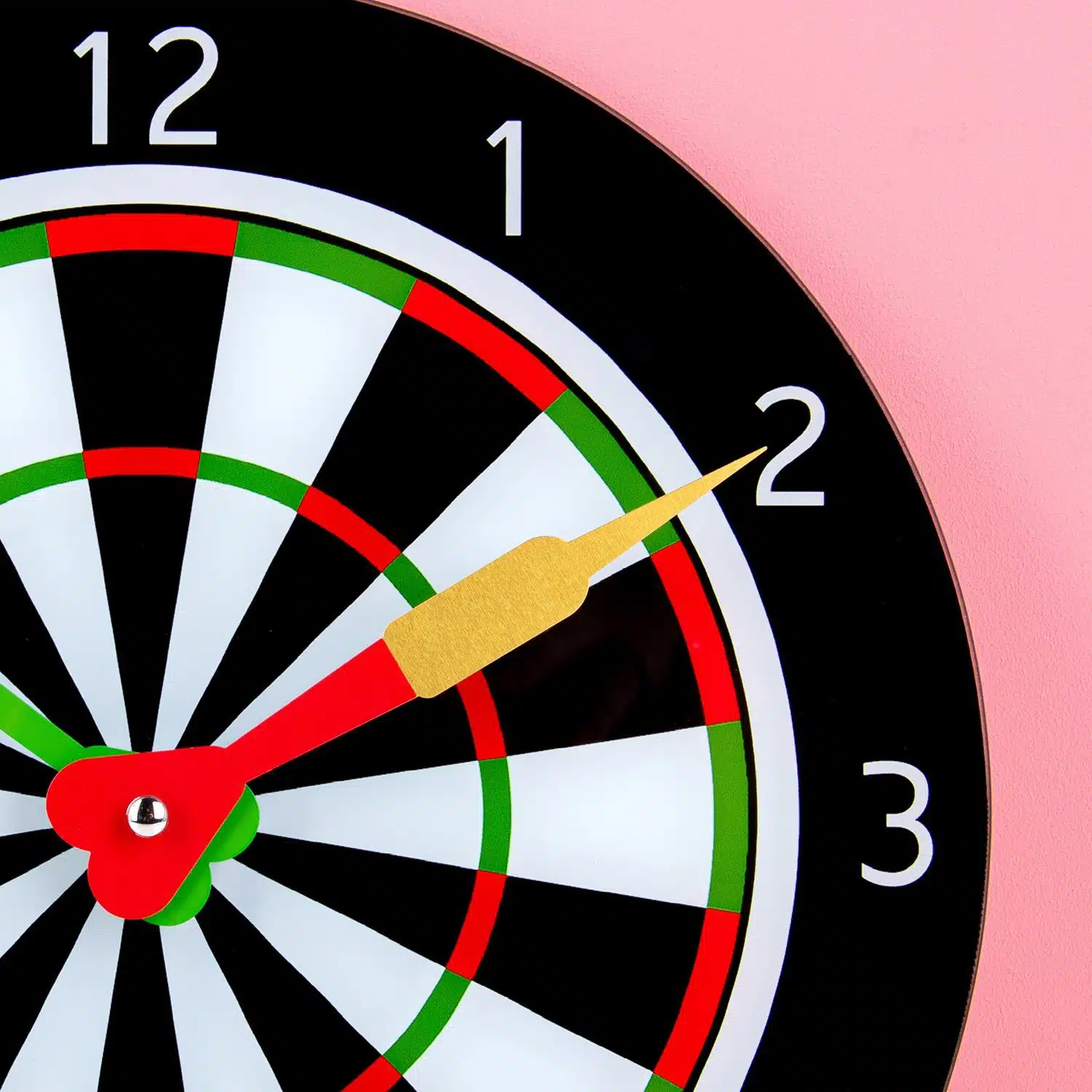 Dartscheiben-Uhr