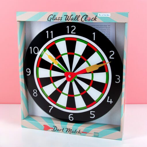 Dartscheiben-Uhr