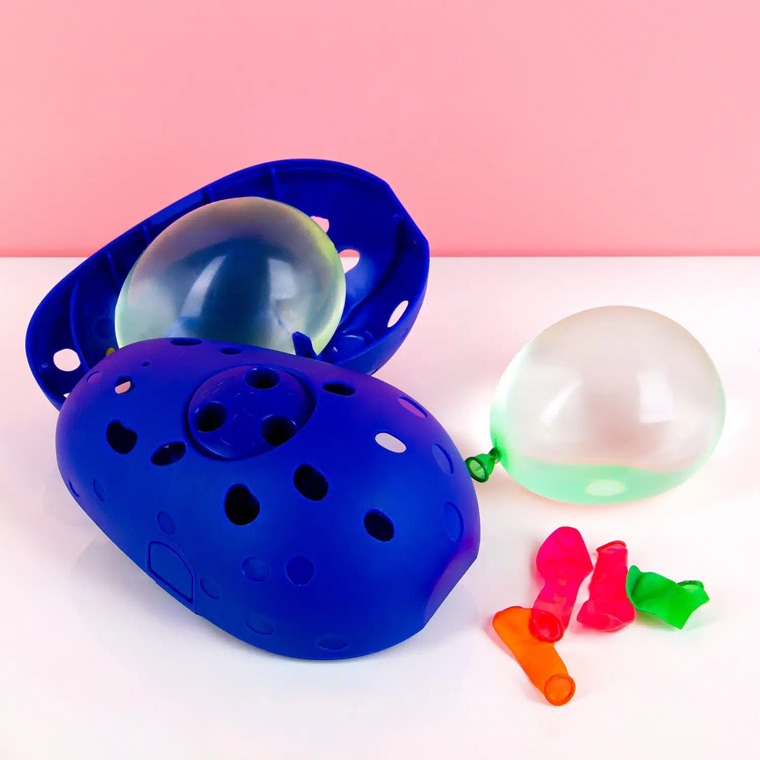 Wasserballon-Wurfspiel mit Timer