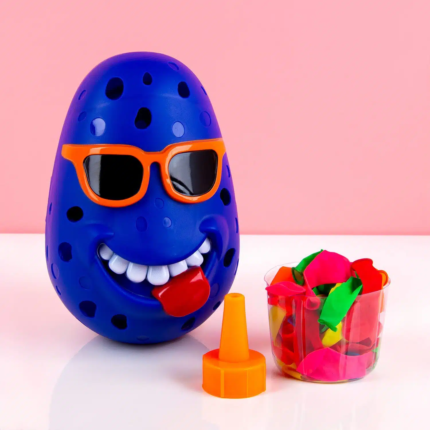 Wasserballon-Wurfspiel mit Timer