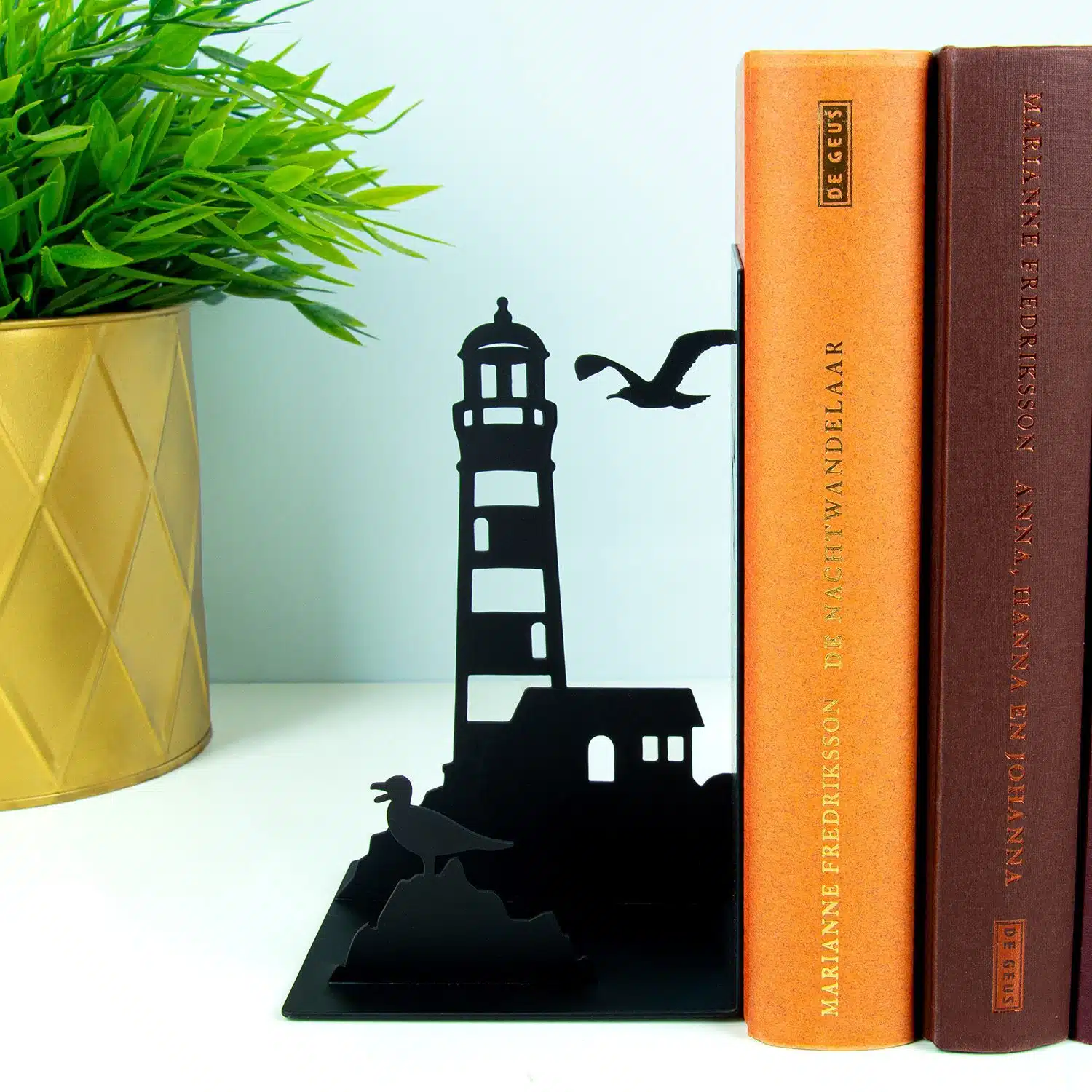 Leuchtturm Buchstütze