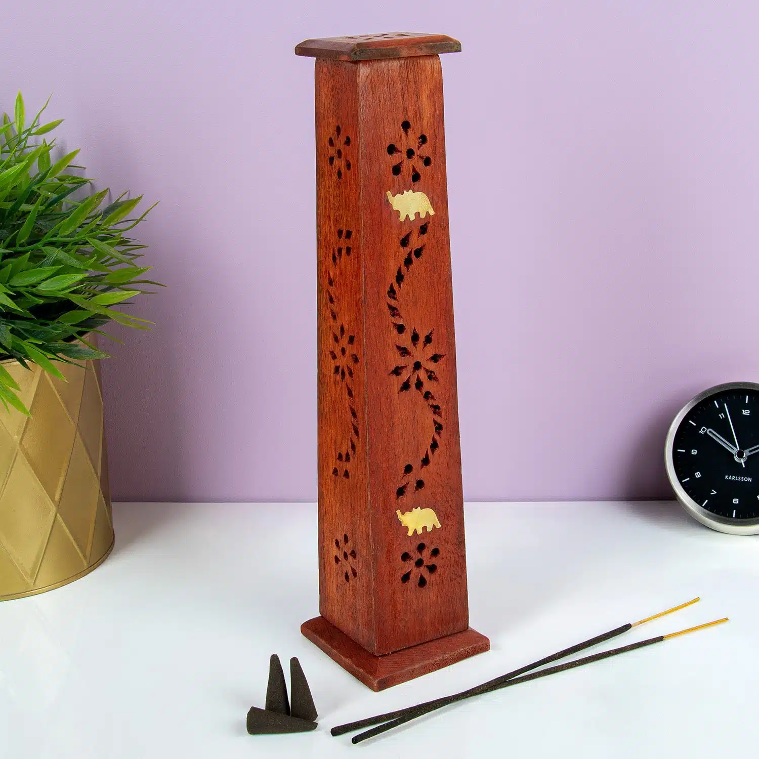 Holzräucherstäbchenhalter