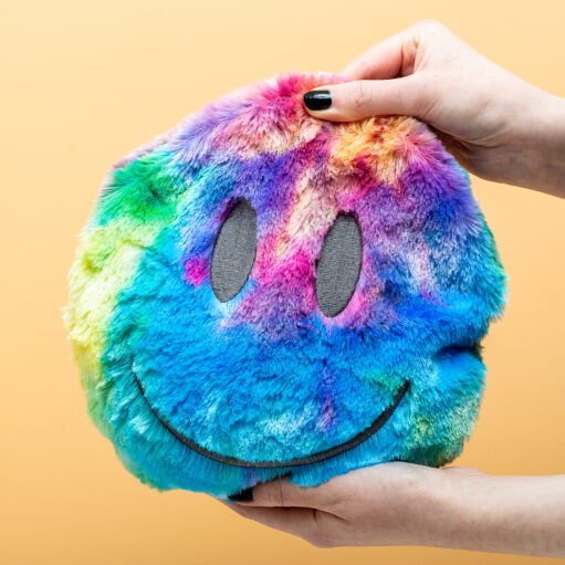 Regenbogen-Smiley-Wärmekissen