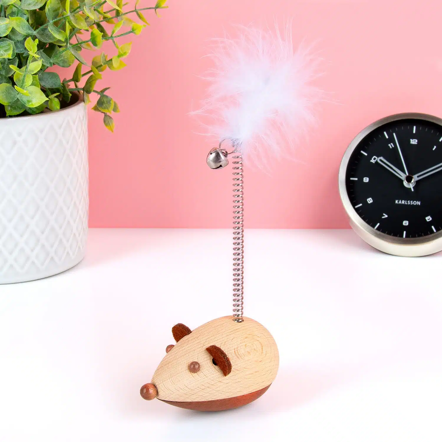 Holzmaus Katzenspielzeug